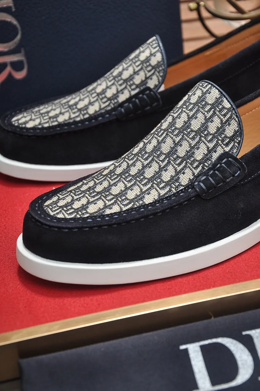 Men's shoes 💰520💶 [Dior] high-end goods Niuli original order quality Dior —🆘. Dior original order purchasing, high-end leather shoes, fabric: imported cowhide from Italy ➕ water-dyed cowhide/cowhide lining ➕ special original outsole, fine workmanship, real-life shooting 🎬 size: 38-45 (customized at 45)